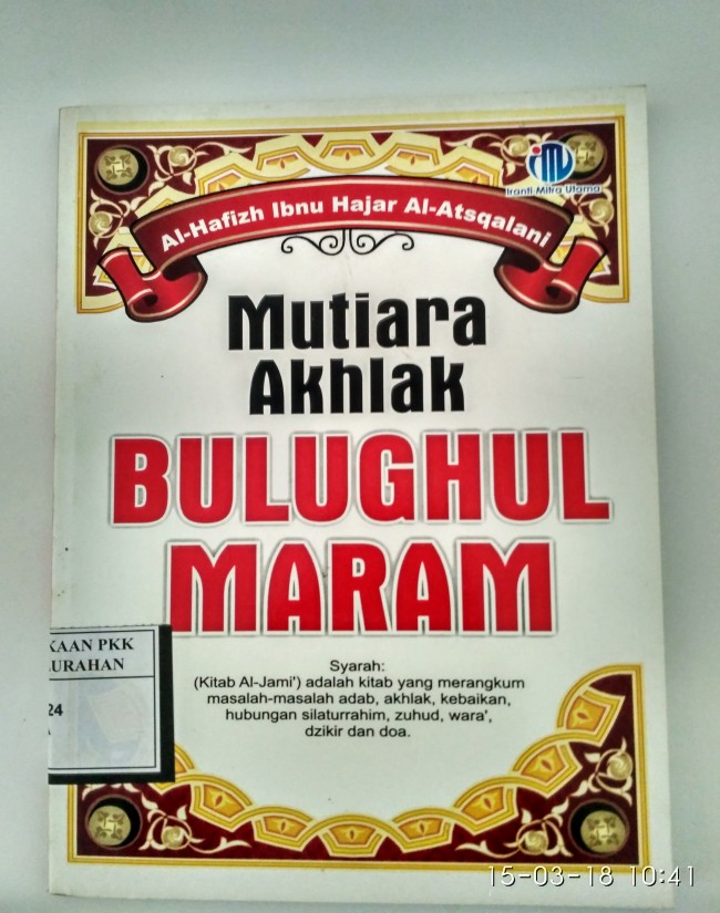 Mutiara Akhlak Bulughul Maram